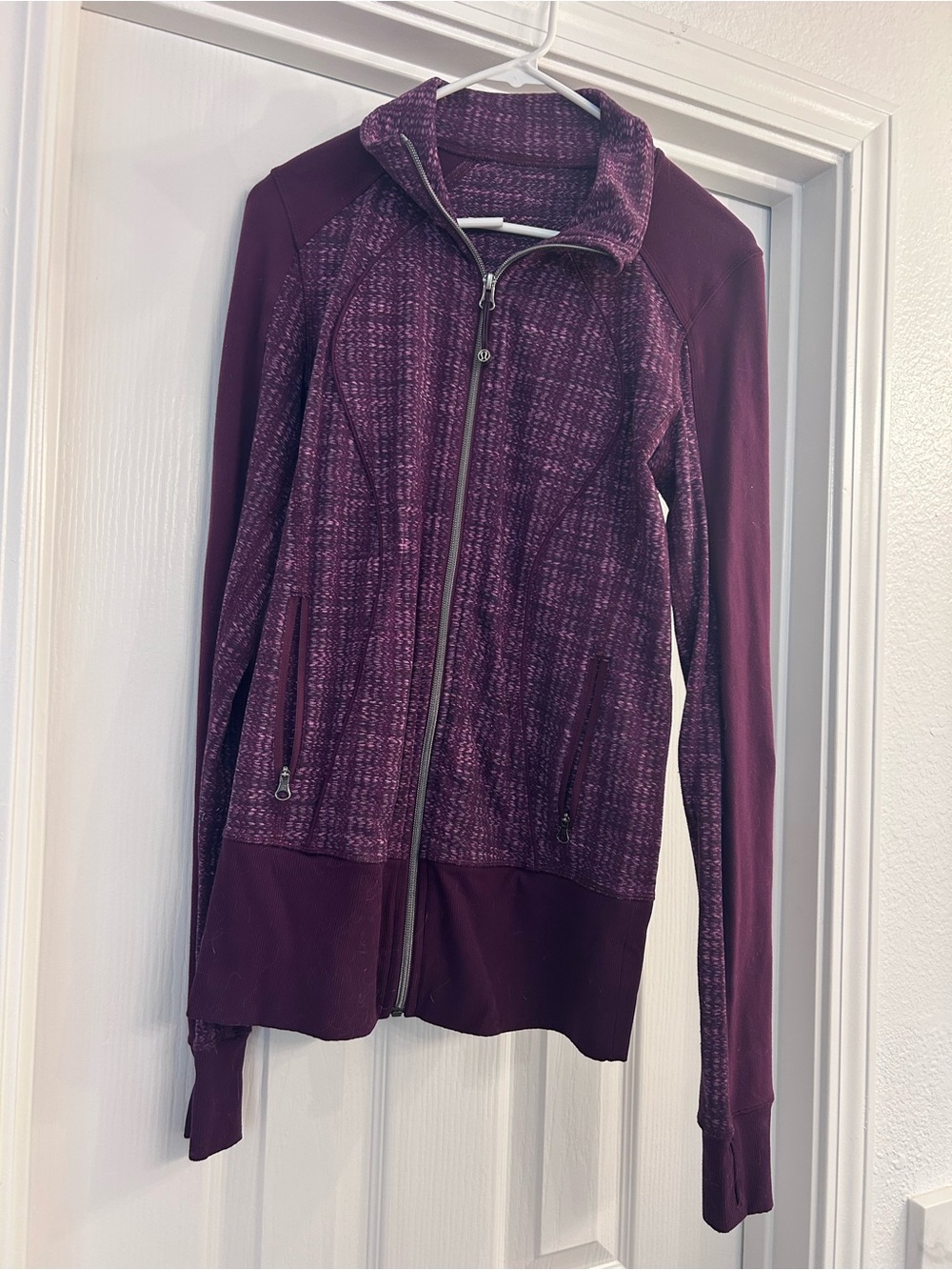 lululemon Plum Patterned‑Zip